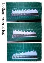 3 sierranden kerstboom wit zwart papier kerst /109+110+111, Enlèvement ou Envoi, Neuf, Noël