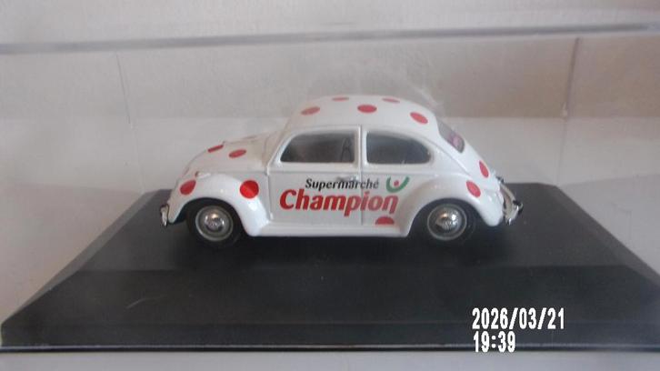 VW COX."CHAMPION" TOUR de FRANCE.1/43 NOREV COMME NEUVE, Hobby & Loisirs créatifs, Voitures miniatures | 1:43, Comme neuf, Voiture