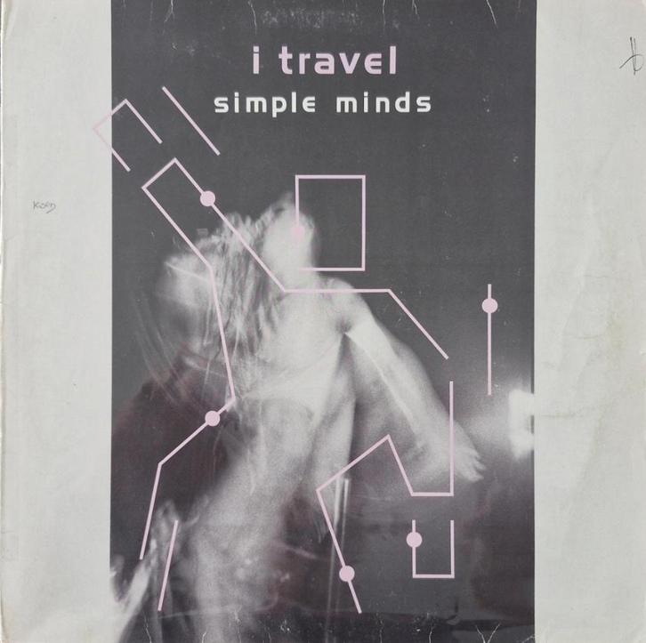 12" Single Simple Minds "I travel/New Gold Dream", Cd's en Dvd's, Vinyl | Overige Vinyl, Gebruikt, 12 inch, Ophalen of Verzenden