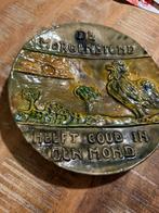 Assiette ancienne en céramique avec l'inscription : De Morg, Enlèvement ou Envoi