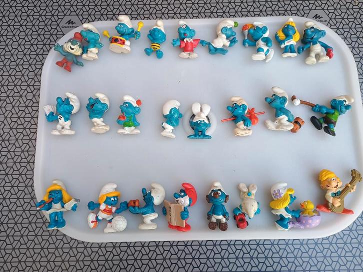 Verschillende Schleich Smurfen aan € 4,50, Verzamelen, Smurfen, Gebruikt, Poppetje, Figuurtje of Knuffel, Verschillende Smurfen