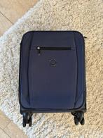 Delsey Paris blauwe koffer, 50 tot 60 cm, Zo goed als nieuw, 35 tot 45 cm, Wieltjes