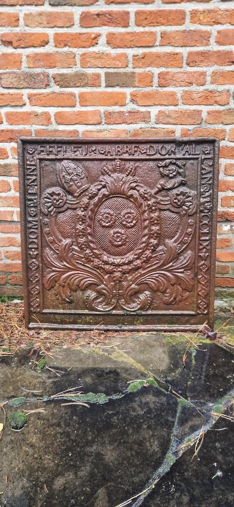 Plaque en fonte de l'Abbaye d'Orval, Antiquités & Art, Enlèvement