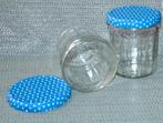 lot van 50 glazen potten voor gelei , confituur en andere, Huis en Inrichting, Keuken | Potten en Pannen, Ophalen, Zo goed als nieuw
