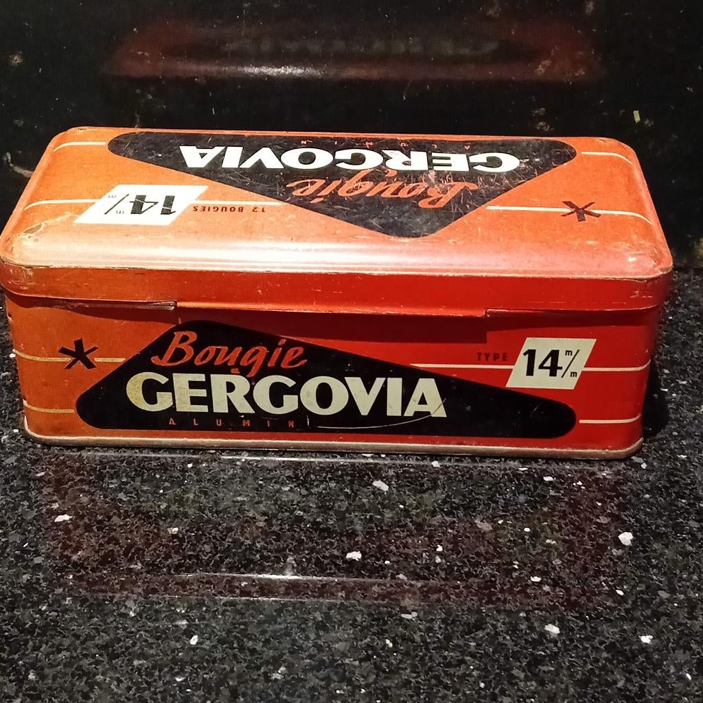 Bougies d'allumage vintage en étain Gergovia, Enlèvement ou Envoi, Comme neuf