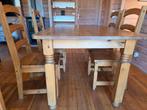 Table et 6 chaises, Maison & Meubles, 150 à 200 cm, Cinq personnes ou plus, Enlèvement, Utilisé