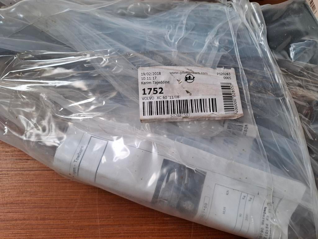 Vaste trekhaak Volvo XC60 vanaf 11/2008, Auto-onderdelen, Trekhaken, Ophalen