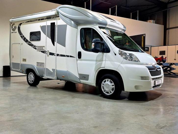 Camper Giottiline Therry T31 5,99m 2015 te koop, Caravans en Kamperen, Mobilhomes, Particulier, Integraal, Diesel, Handgeschakeld