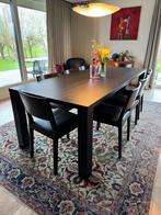 Massieve eiken tafel met negen stoelen, Enlèvement, Comme neuf