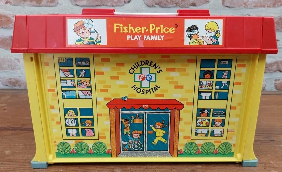 Fisher-price vintage kinderziekenhuis, Play Family  #931, Ophalen of Verzenden
