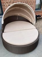 Ligbed, Tuin en Terras, Ophalen, Gebruikt, Wicker