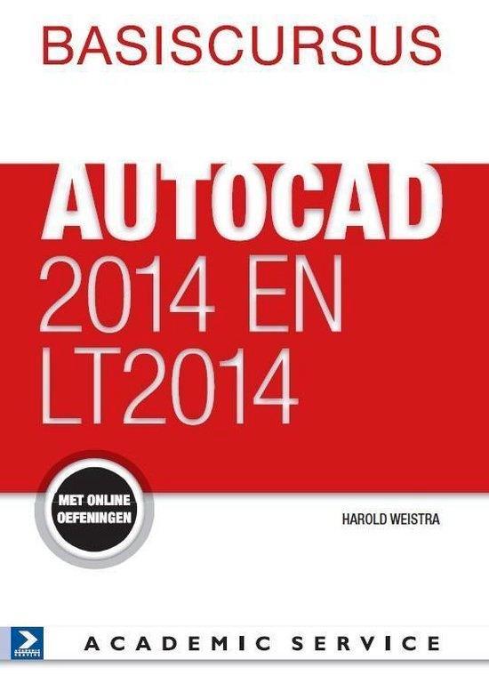 Te Koop Boek BASISCURSUS AUTOCAD 2014 Harold Weistra, Livres, Informatique & Ordinateur, Utilisé, Logiciel, Enlèvement ou Envoi
