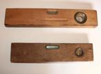 2 antieke/ vintage houten waterpassen, Antiek en Kunst, Ophalen of Verzenden