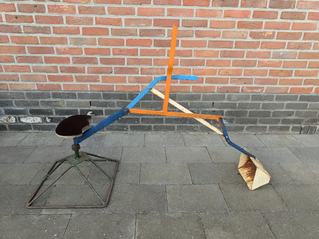 Kraan voor zandbak, Ophalen, Gebruikt