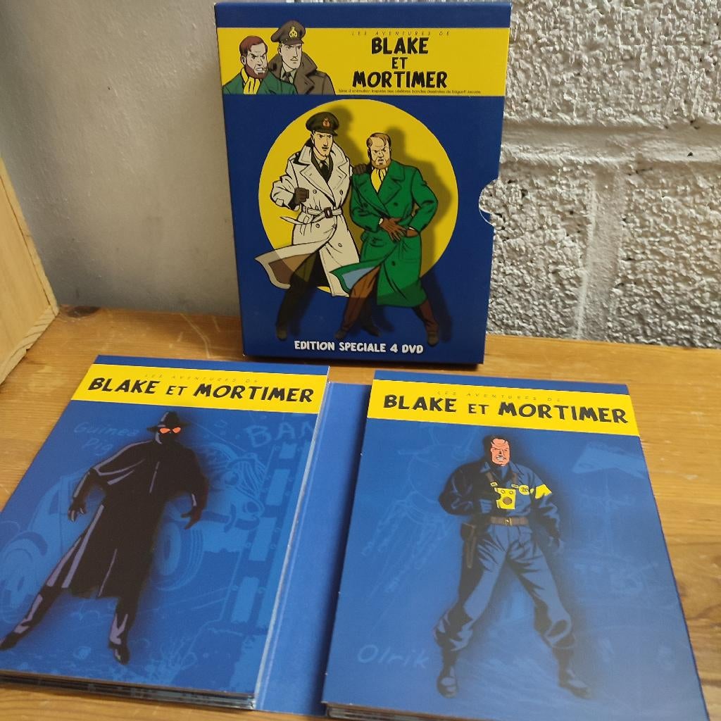 BLAKE ET MORTIMER - Coffret Ed. Spéciale 4 DVD, À partir de 6 ans, Enlèvement ou Envoi, Coffret, Comme neuf