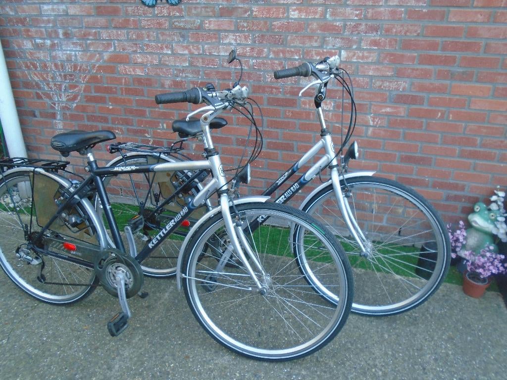 Dames & Herenfiets '' Kettler '', Fietsen en Brommers, Fietsen | Heren | Herenfietsen, Gebruikt, Versnellingen, Ophalen