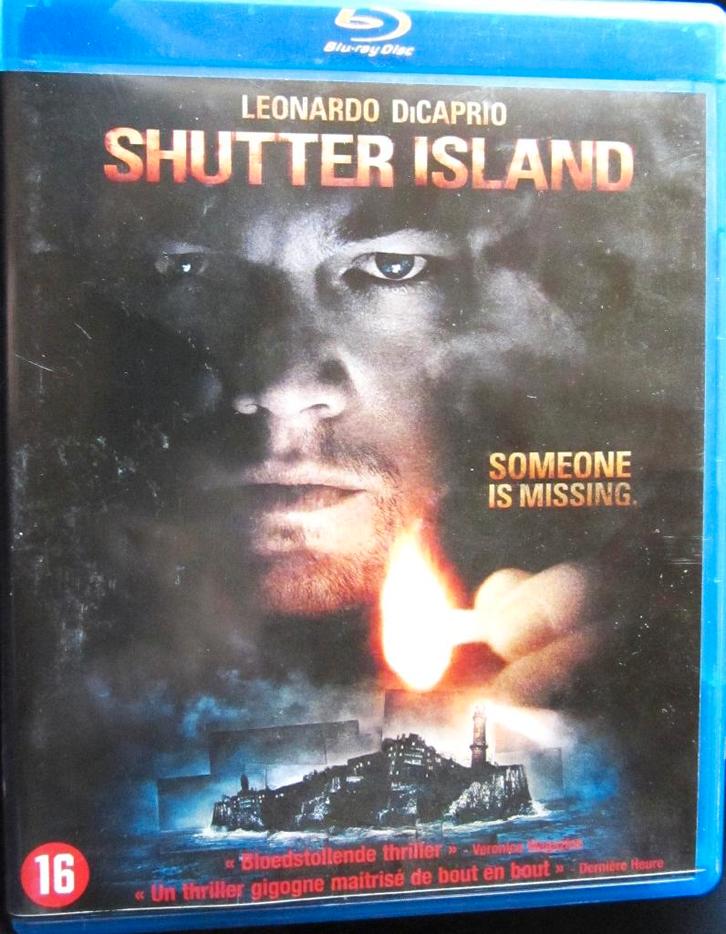DVD BLU RAY -THRILLER- SHUTTER ISLAND (LEONARDO DICAPRIO), Cd's en Dvd's, Dvd's | Actie, Zo goed als nieuw, Actiethriller, Alle leeftijden