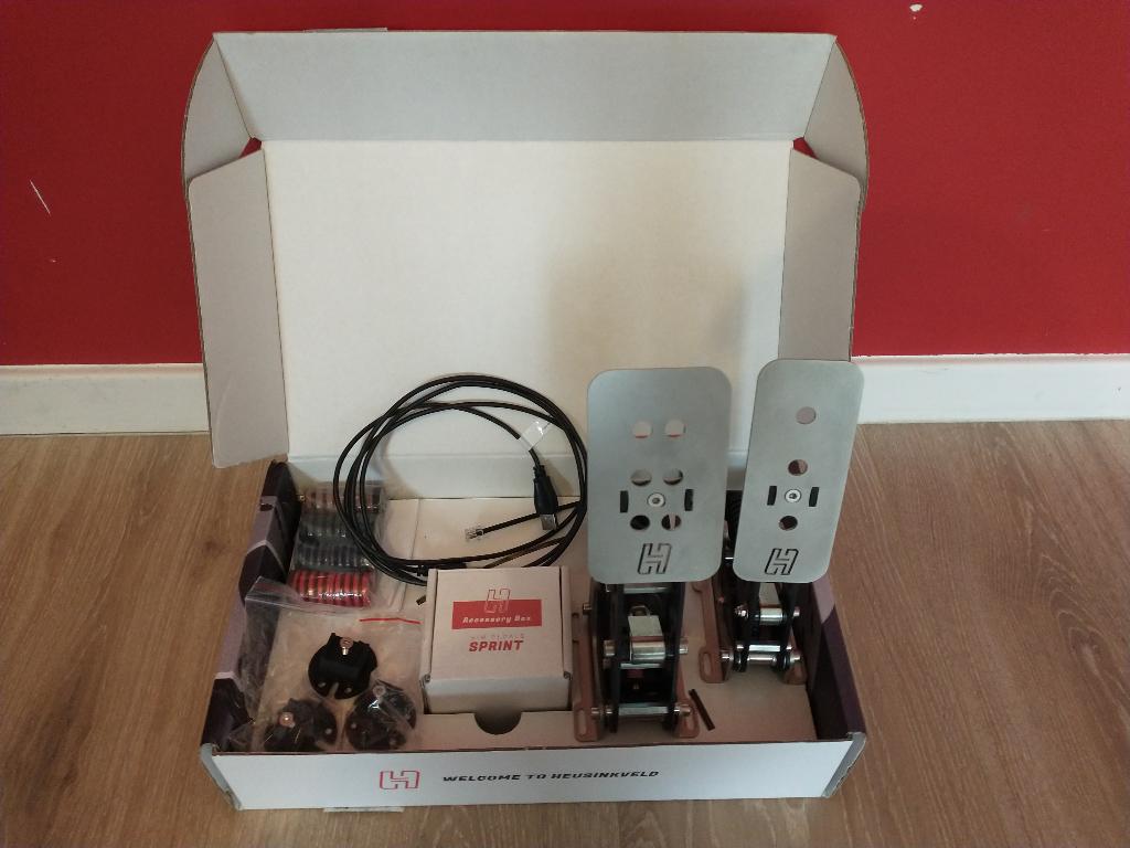 Heusinkveld Sprint 2-pedal set (Black) (330 euro), Computers en Software, Joysticks, Ophalen of Verzenden, Zo goed als nieuw, Heusinkveld