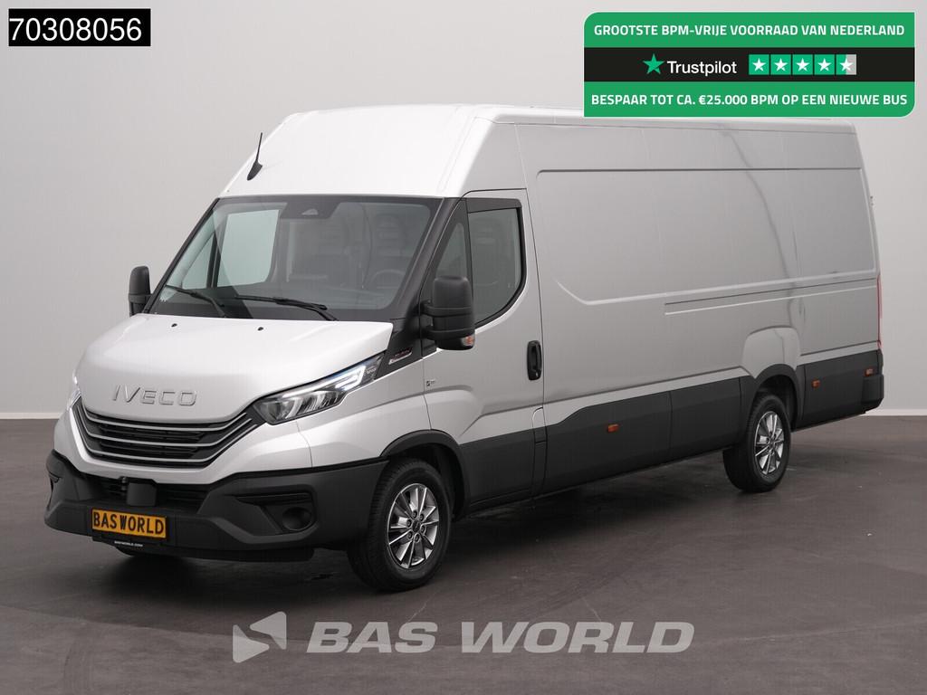 Iveco Daily 35S21 3.0L Automaat L3H2 210PK ACC LED Airco Cam, Autos, Neuf, Argent ou Gris, Achat, Euro 6