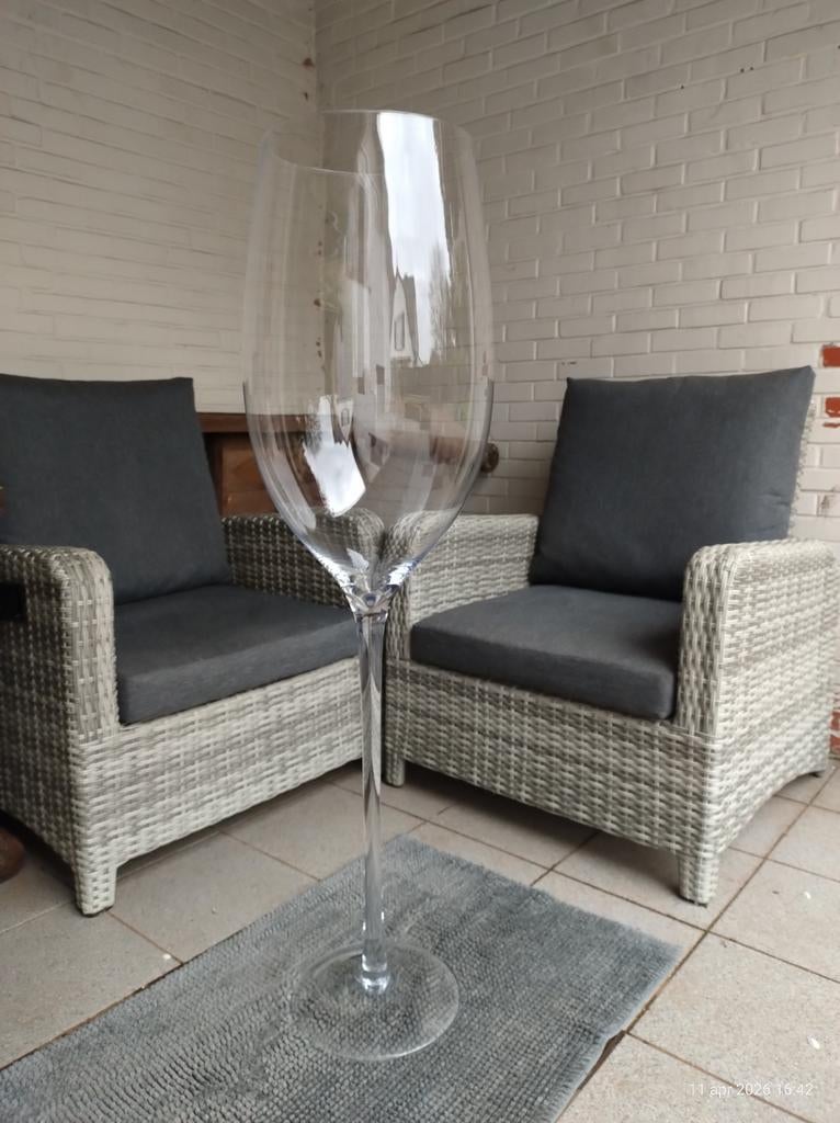 Groot Champagne glas decoratie, Ophalen