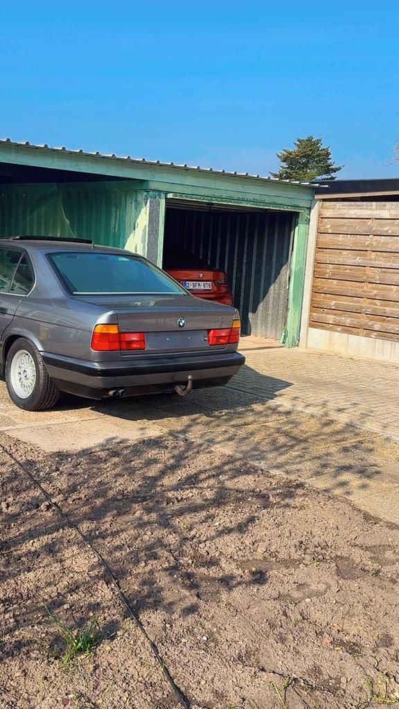 BMW E34 1991 525i benzine 192 PK eerste eigenaar, Auto's, BMW, Particulier, 5 Reeks, Benzine, Zilver of Grijs, Ophalen