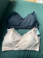 2 XL borstvoedingsbeha's - H&M, Kleding | Dames, Zwangerschapskleding, Ophalen, Zwart, Maat 46/48 (XL) of groter, Zo goed als nieuw