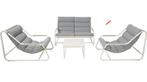 Loungeset/tuinset, Jardin & Terrasse, Chaises longues, Enlèvement, Neuf, Synthétique