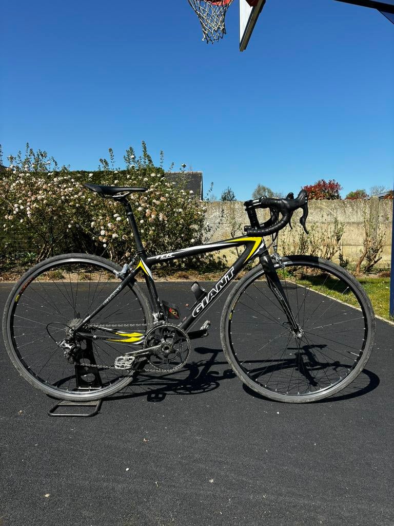 Giant TCR Composite Carbon jeugdkoersfiets met herenwielen, Ophalen, Zo goed als nieuw