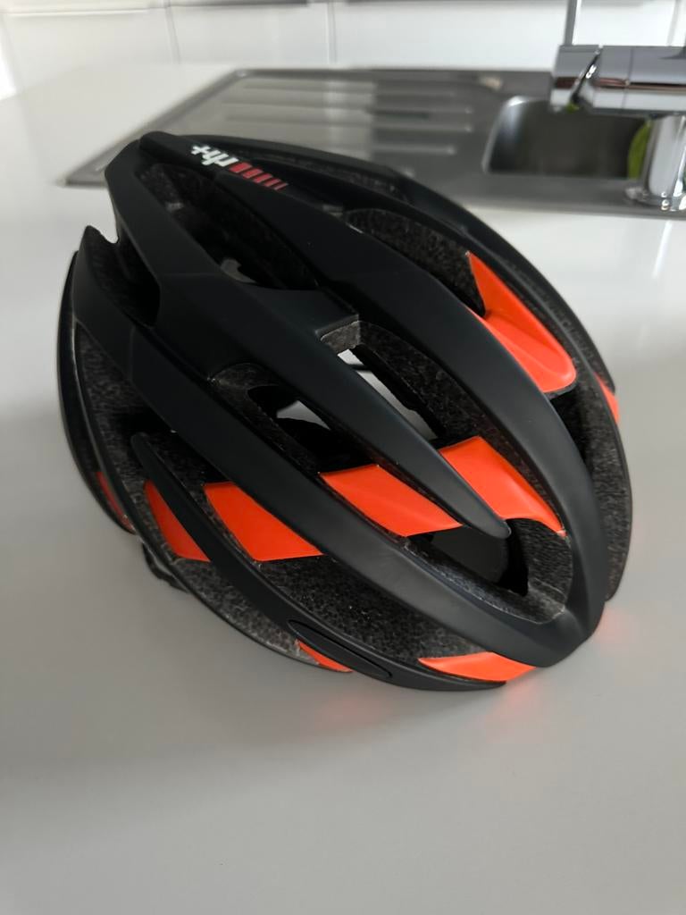 Fietshelm RH+ (zwart-oranje), Ophalen of Verzenden, Nieuw, S, Heer of Dame