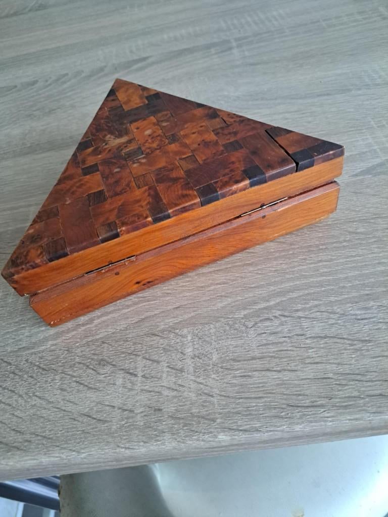 boite en bois pour bijoux ou déco, Enlèvement, Utilisé