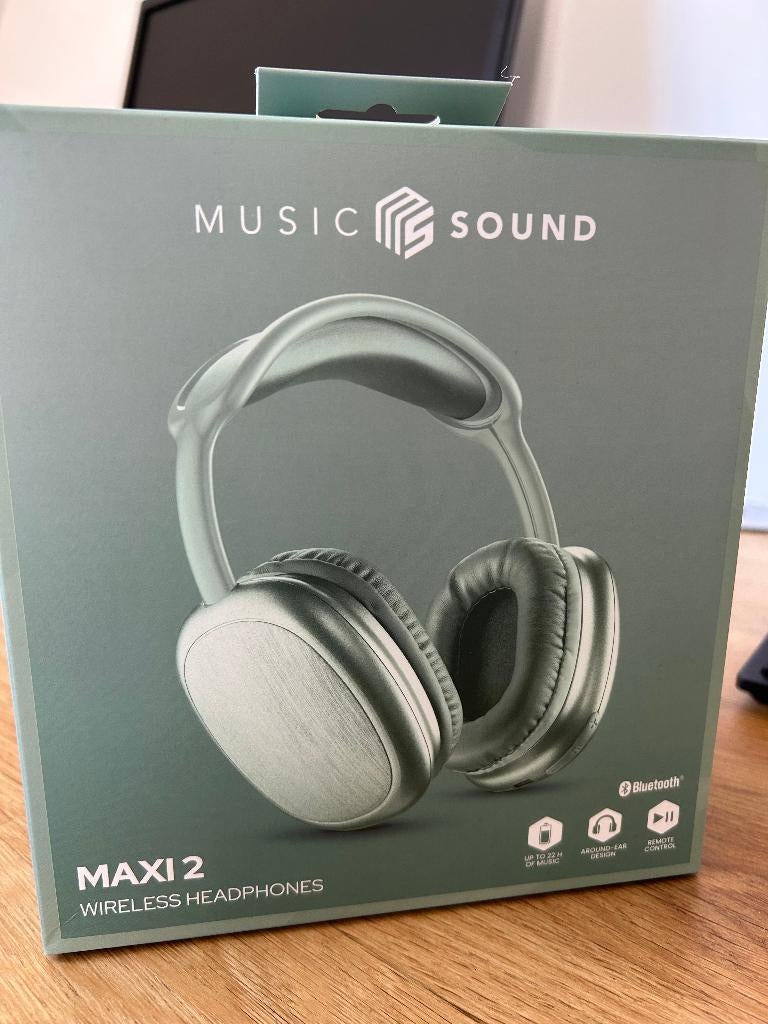 Wireless Headphones MAXI 2 Music Sound, Nieuw, Over oor (circumaural), Draadloos, Ophalen