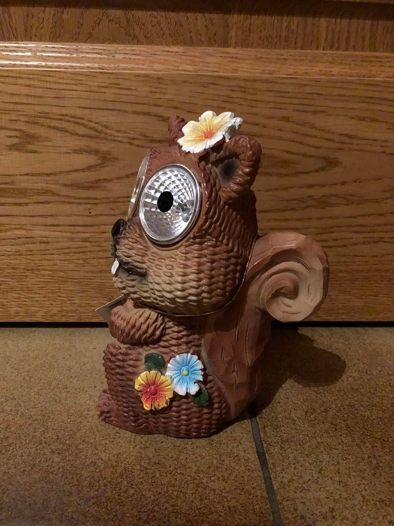 Écureuil solaire pour le jardin Neuf!!!, Enlèvement ou Envoi, Neuf, Intérieur, Moins de 30 cm