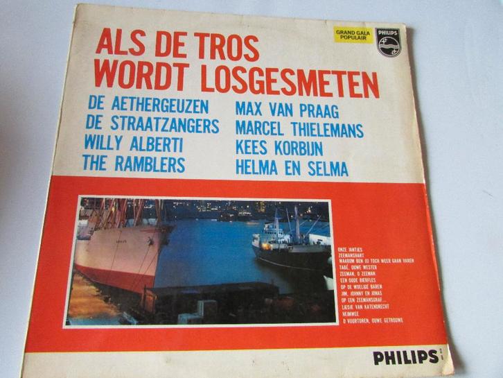 ALS DE TROS WORDT LOSGESMETEN, LP, Cd's en Dvd's, Vinyl | Nederlandstalig, Gebruikt, Levenslied of Smartlap, 12 inch, Ophalen of Verzenden