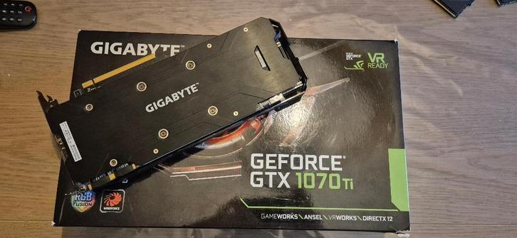 Gigabyte geforce gtx 1070 Ti 8G, Computers en Software, Videokaarten, Zo goed als nieuw, Nvidia, PCI-Express 3.0, GDDR5, HDMI