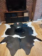 Zwart-wit koeienhuid vloerkleed - groot model, Ophalen, Zwart