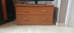 Meuble TV avec 2 tiroirs, 25 à 50 cm, Moins de 100 cm, Enlèvement, Utilisé