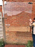 GLAZEN DEUR, Gebruikt, 200 tot 215 cm, Ophalen, 100 tot 120 cm