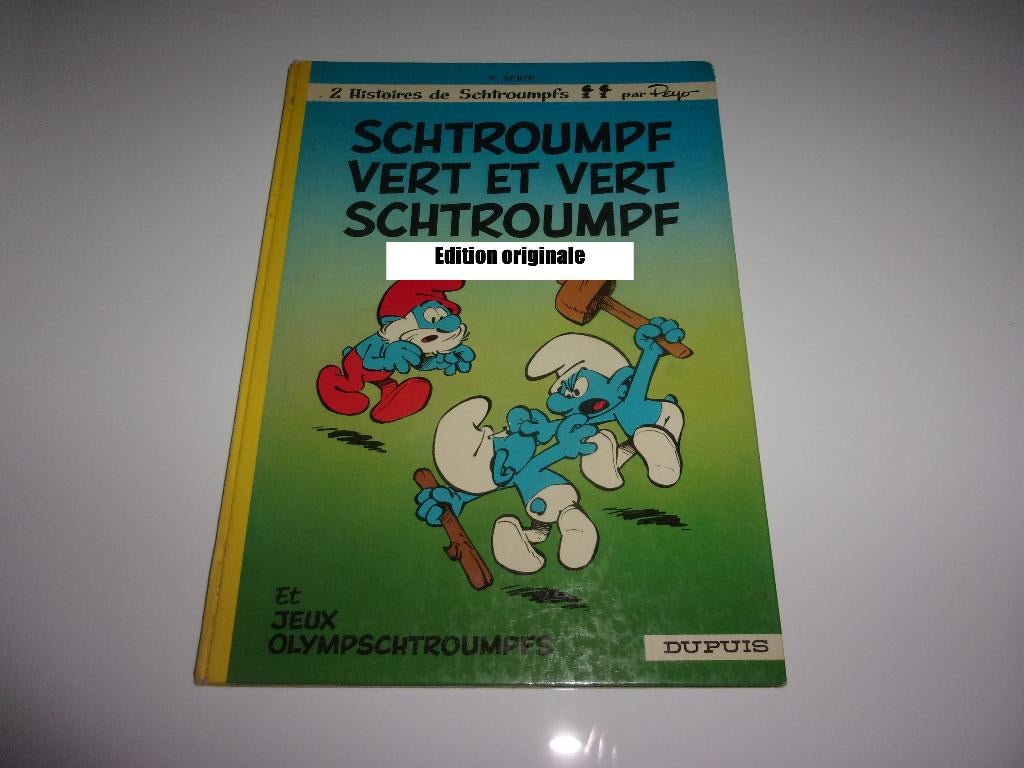 bd schtroumpf vert et vert schtroumpf eo 9 les schtroumpfs, Enlèvement