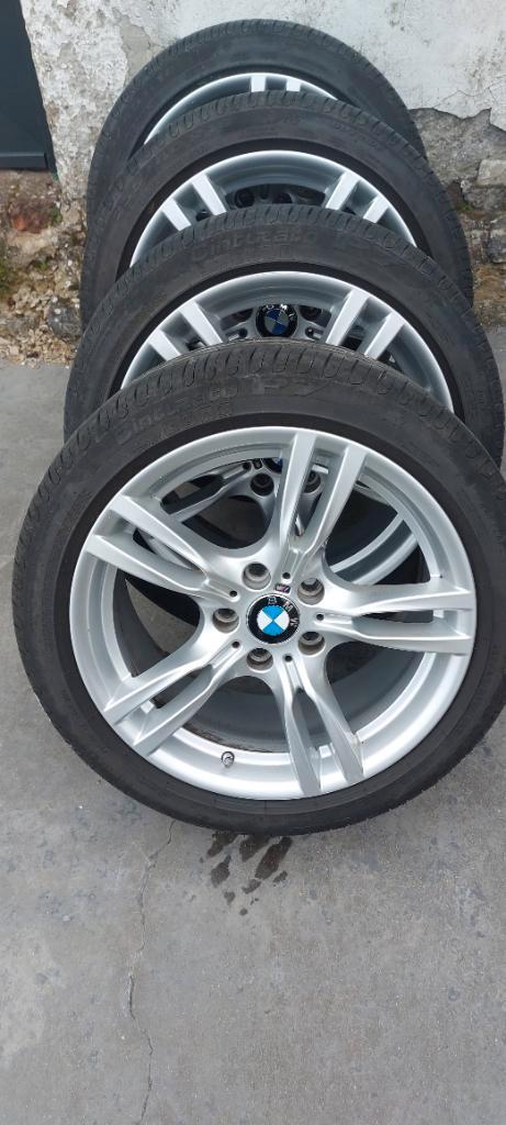 Jantes+pneus d'origine BMW, Auto-onderdelen, Banden en Velgen, Band(en), Zomerbanden, 18 inch, 255 mm, Personenwagen, Gebruikt