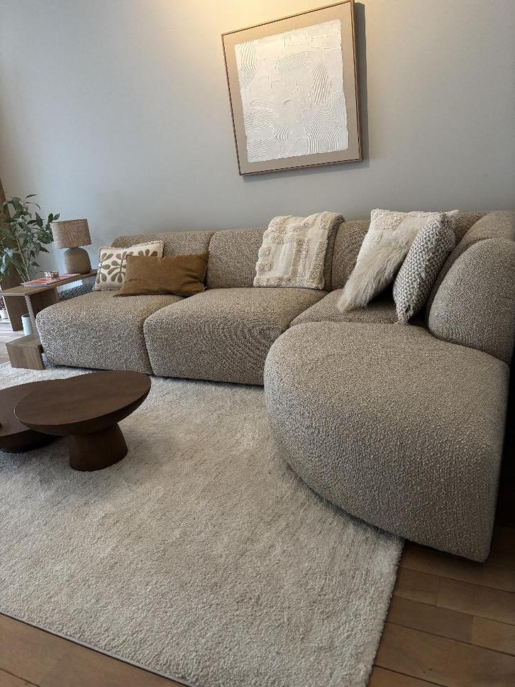 Zetel HK Living Jax, Huis en Inrichting, Zetels | Zetels, Nieuw, Hoekbank, Vierpersoons of meer, 250 tot 300 cm, 75 tot 100 cm