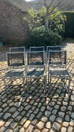 Tuinstoelen Royal Botania set van 6 stuks, Tuin en Terras, Ophalen, Gebruikt, Metaal, Stapelbaar