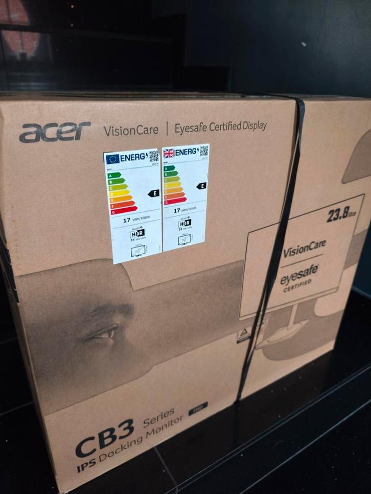 Écran pc Acer CB243Y 23,8'' dalle IPS (2 pièces disponible), Informatique & Logiciels, Moniteurs, DisplayPort, HDMI, USB-C, Haut-parleurs intégrés