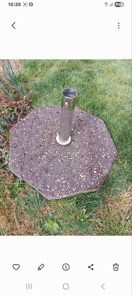 Zware parasolvoeten 30 euro stuk, Ophalen of Verzenden