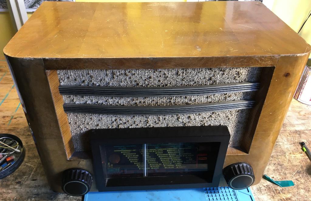 Ancienne radio TSF SBR B1348 années 30, Enlèvement, Utilisé, Radio