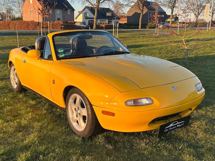 Mazda MX5 NA 1.6i Sunracer editie, Auto's, Mazda, Bedrijf, Te koop, MX-5, Airbags, Elektrische ramen, Lichtmetalen velgen, Open dak