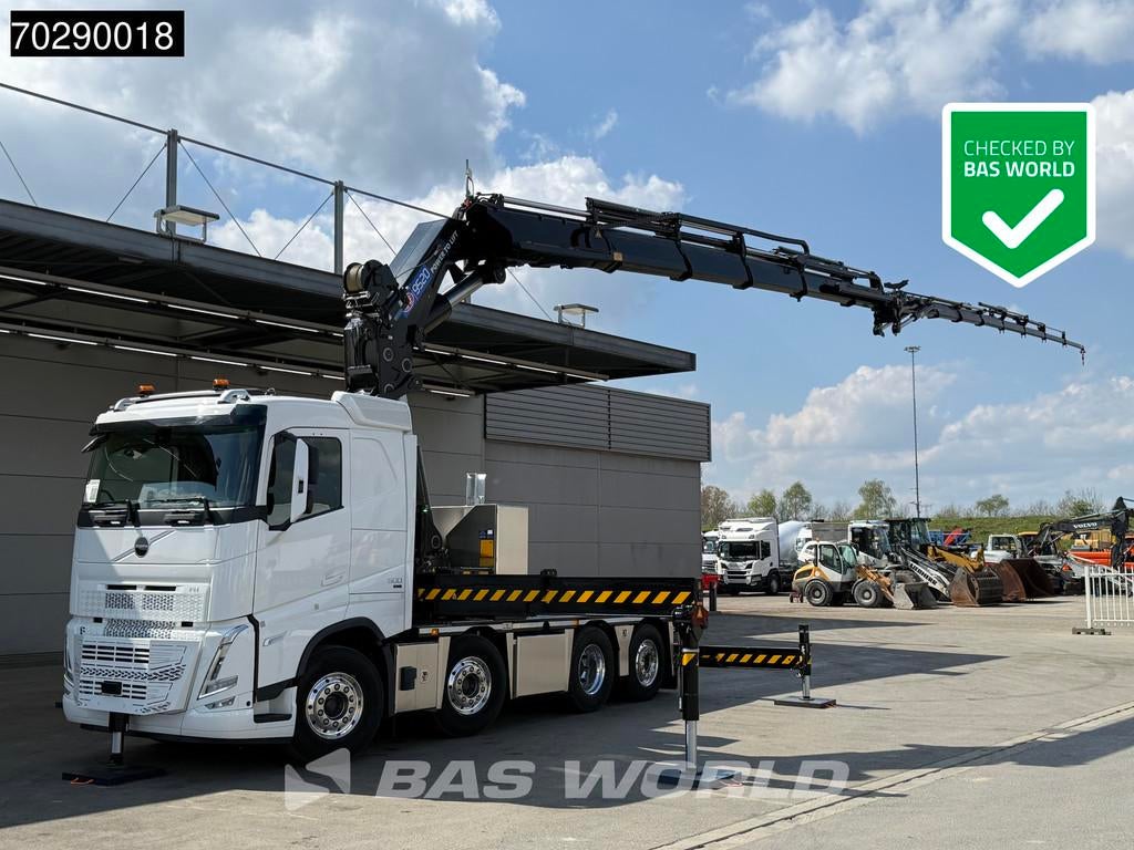 Volvo FH 500 8X2 NEW! HMF9520 K6 + JIB K6 Crane Kran Winch F, Autos, Camions, Éclairage LED, Achat, Euro 6, Entreprise