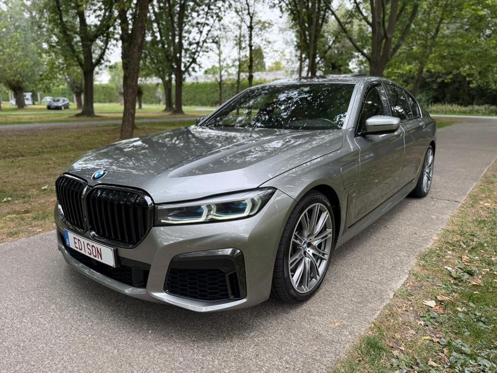 BMW 745E BENZINE/ HYBRIDE 3/2019 155.000KM M PACK FULL OPTIO, Autos, Cuir, Achat, Euro 6, Entreprise