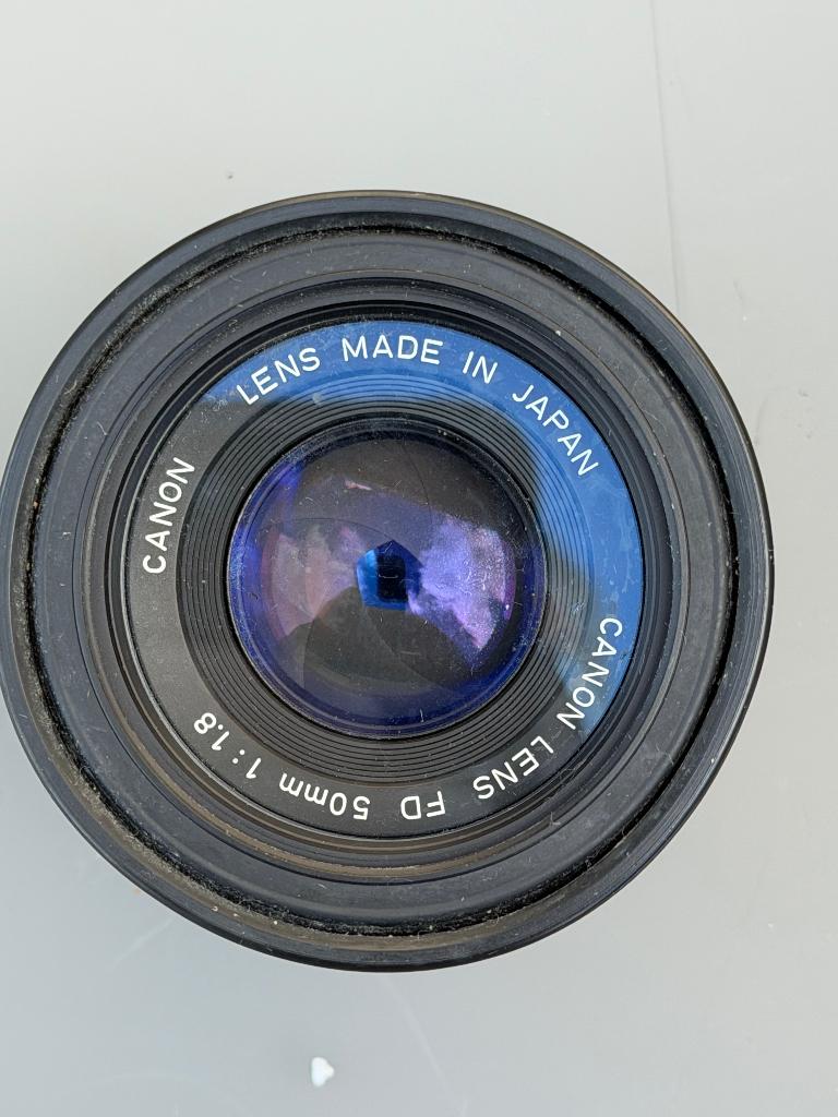 Canon FD 50mm f/1.8 – Prachtige Vintage Lens, Ophalen, 1960 tot 1980, Lens of Lenzen