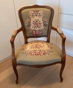 Vintage fauteuil in Louis XV-stijl,, Huis en Inrichting, Fauteuils, Ophalen, Gebruikt, 75 tot 100 cm, Stof