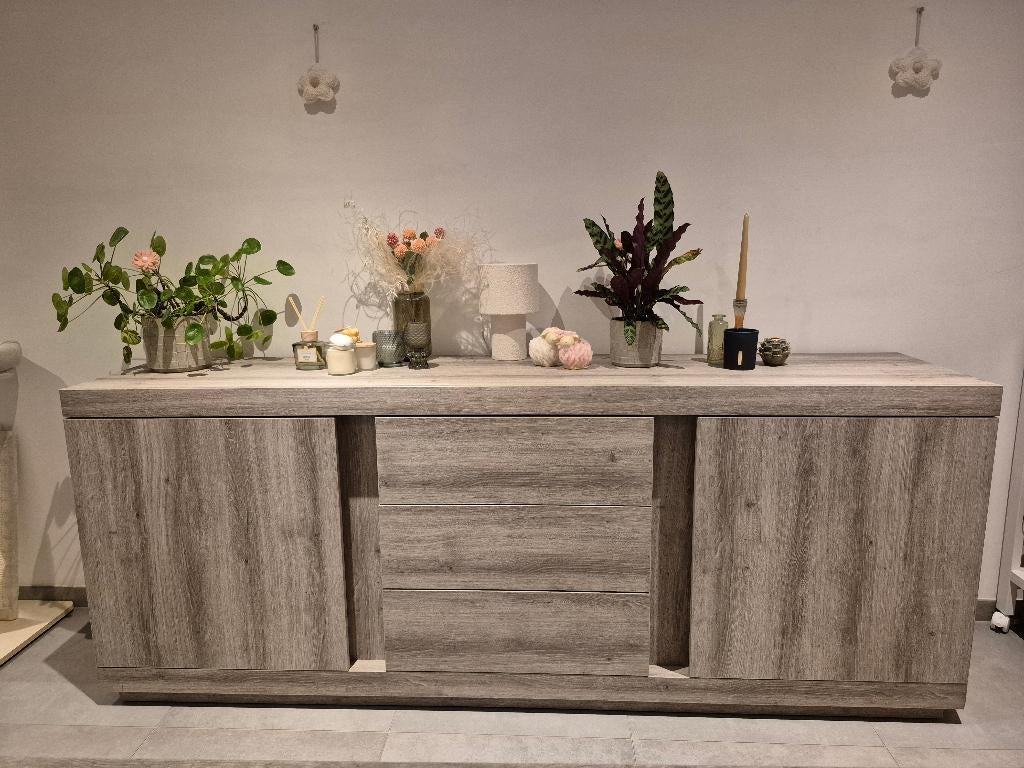 Dressoir, Avec tiroir(s), 25 à 50 cm, 200 cm ou plus, Synthétique